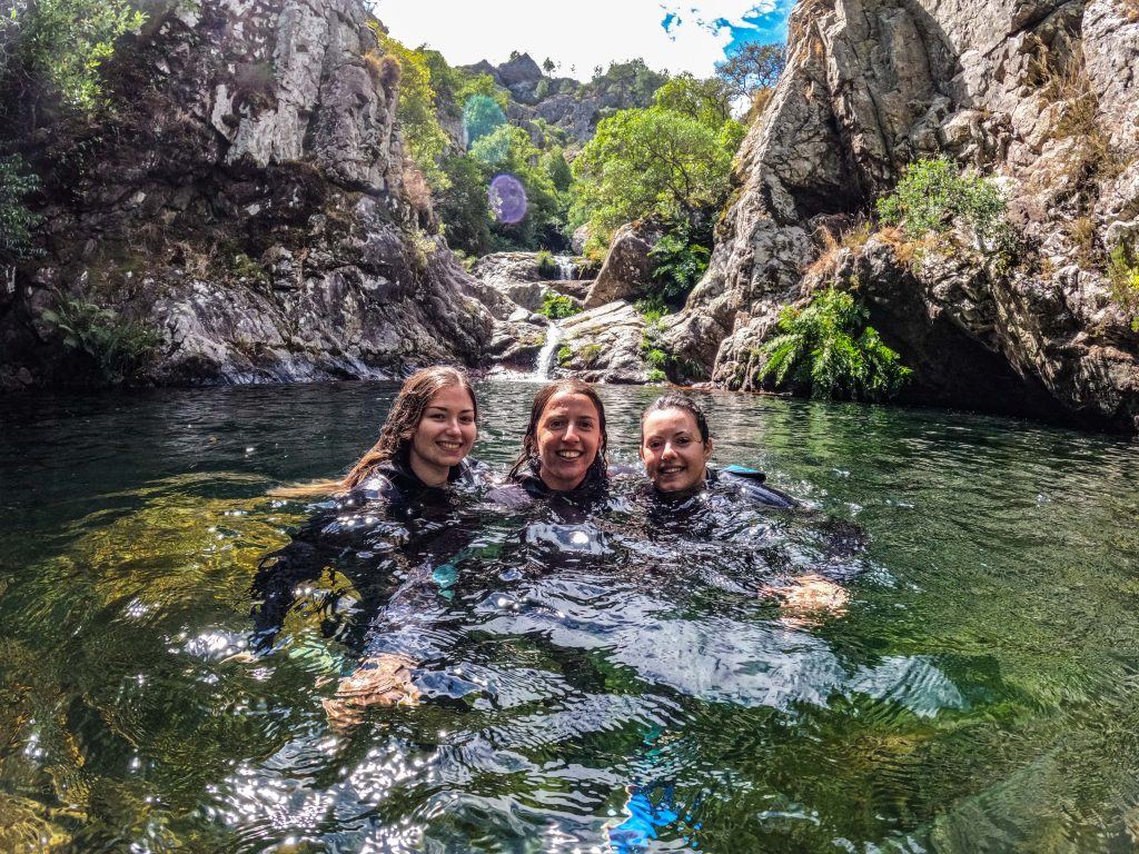 Canyoning in Ribeira da Pena